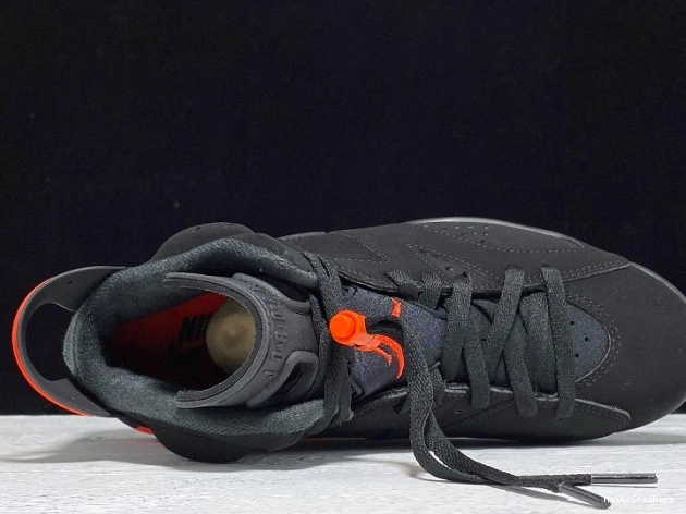 MaikeSneakers OG Infrared Air 6 Jordan Black 384664-060 Retro 0730
